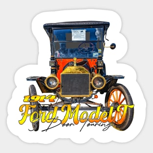 1914 Ford Model T 3 Door Touring Sticker